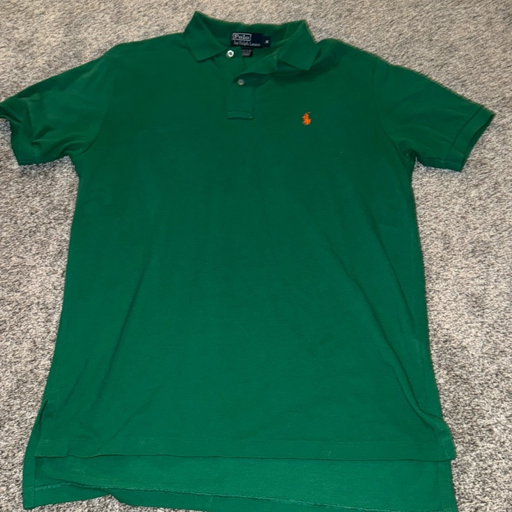 Vintage Polo Ralph Lauren Pull Over Dark Green Shirt.
